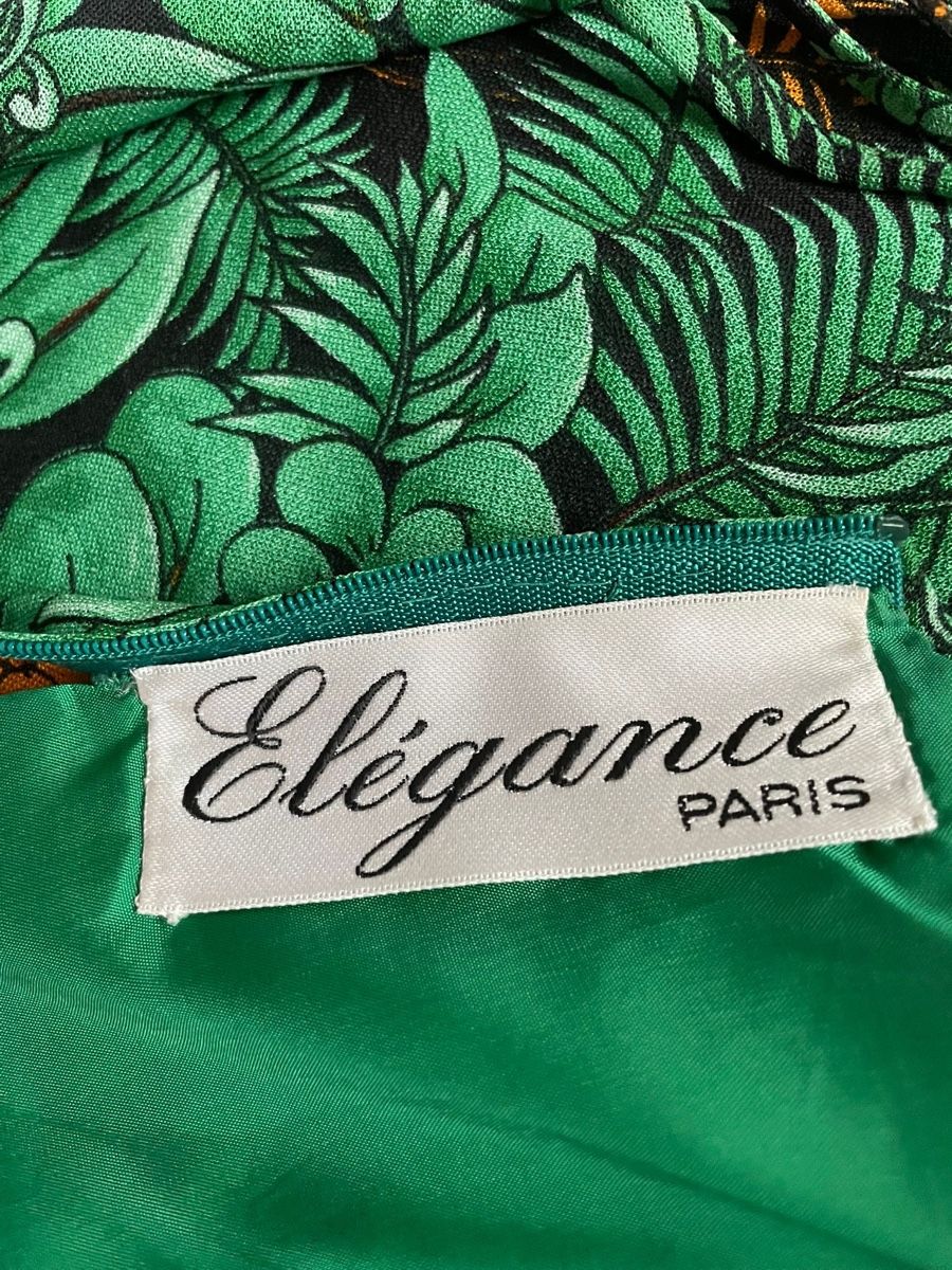 Vestiti: Robe longue verte, en soie M, Élégance Paris – Nuovo (secondo la descrizione) da Vuippens venduto da ale_6gkb 4