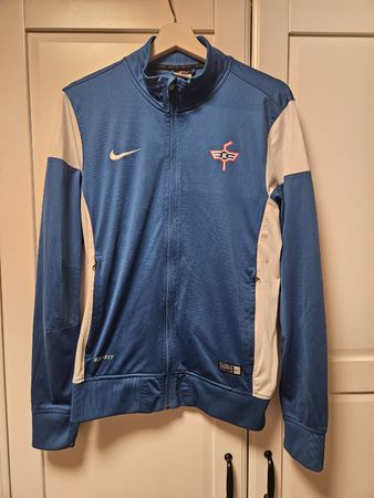 Ehc Kloten Nike Trainingsjacke blau weiss Grösse S 
