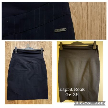 Schicker Esprit Rock, Schwangerschaft Gr. 36, Top Zustand