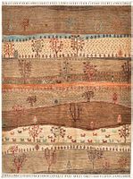 Handgeknüpfter afghanischer Khurjeen Orientteppich 200x157Cm