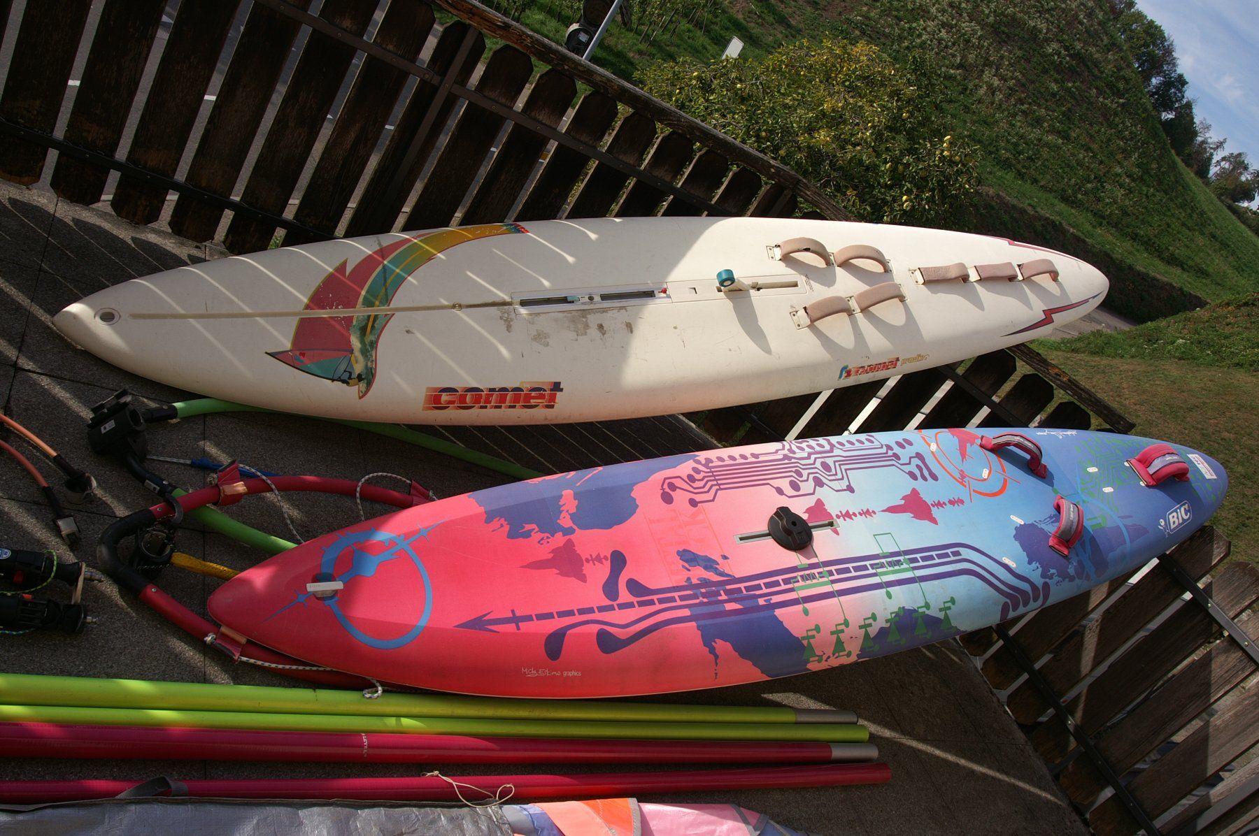 Surfboards & Schwimmbrette: Windsurfausrüstung Surfbrett Windsurfing SUP – Gebraucht aus Jona von hope37 8