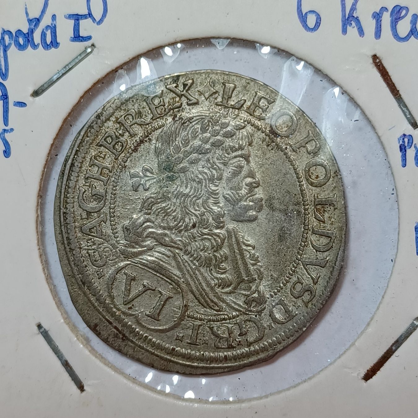 Tutti le monete: 6 Kreuzer 1676 Ungarn – Usato da Pfäffikon ZH venduto da Welt_Muenzen