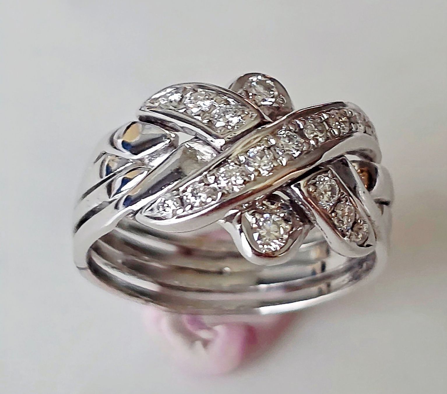 Anelli: Moissanites in Silber Fingerring – Nuovo (secondo la descrizione) da Zürich venduto da benedikt12 2