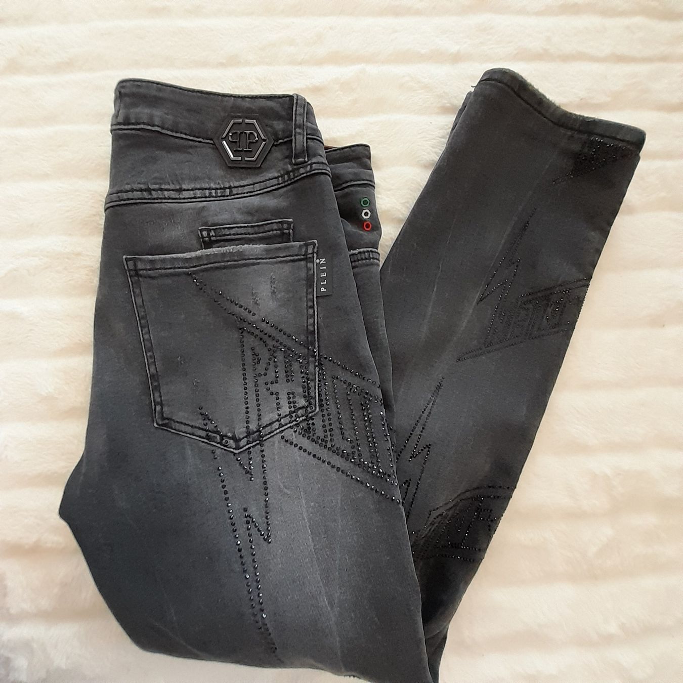 Philipp Plein Jeans: Jeans Philipp Plein gris anthracite, taille 33, – Usato da Renens VD venduto da ser_j2fn 1