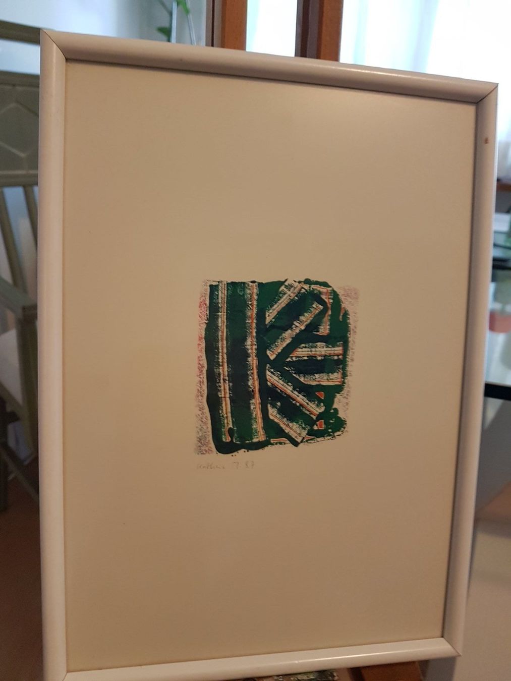 Gemälde: Abstraktes Kunstwerk "Kathrin" – Original Mischtechnik 1987 – Gebraucht aus Glattbrugg von casabelavista 2