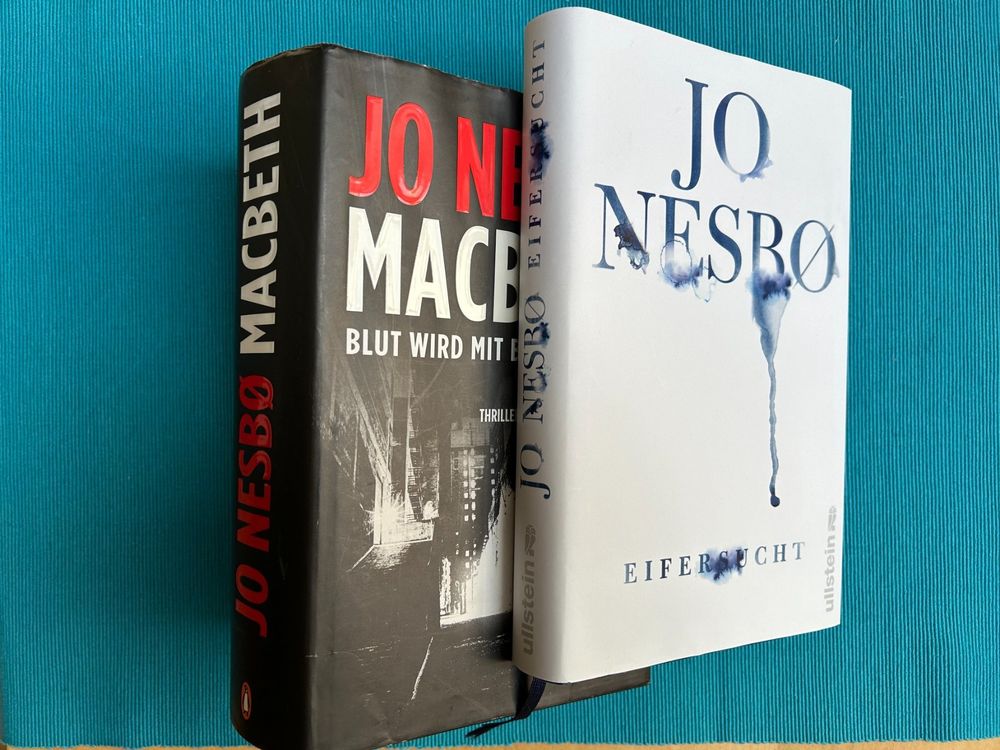 Jo Nesbø Macbeth und Eifersucht gebundene Ausgaben Kaufen auf Ricardo