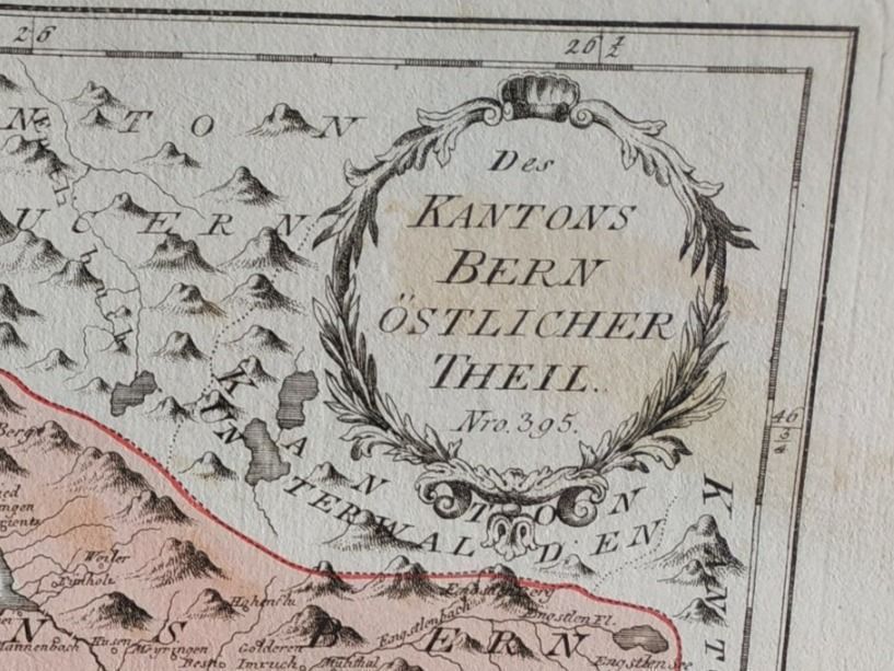 Landkarten & Atlanten: Bern - "BERN" -  Reilly - 1790 – Gebraucht aus Sorengo von 74in 1
