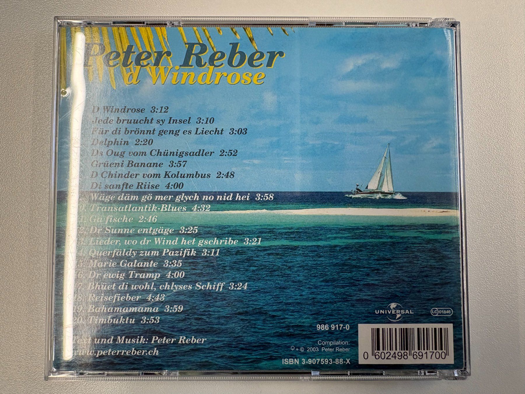 CDs: Peter Reber - d Windrose – Gebraucht aus Oberbütschel von SimBla91 1