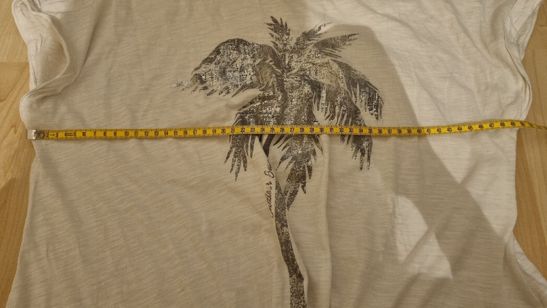 C&A T-Shirts: weisses Shirt Palme – Gebraucht aus Hünenberg von mel__ 1