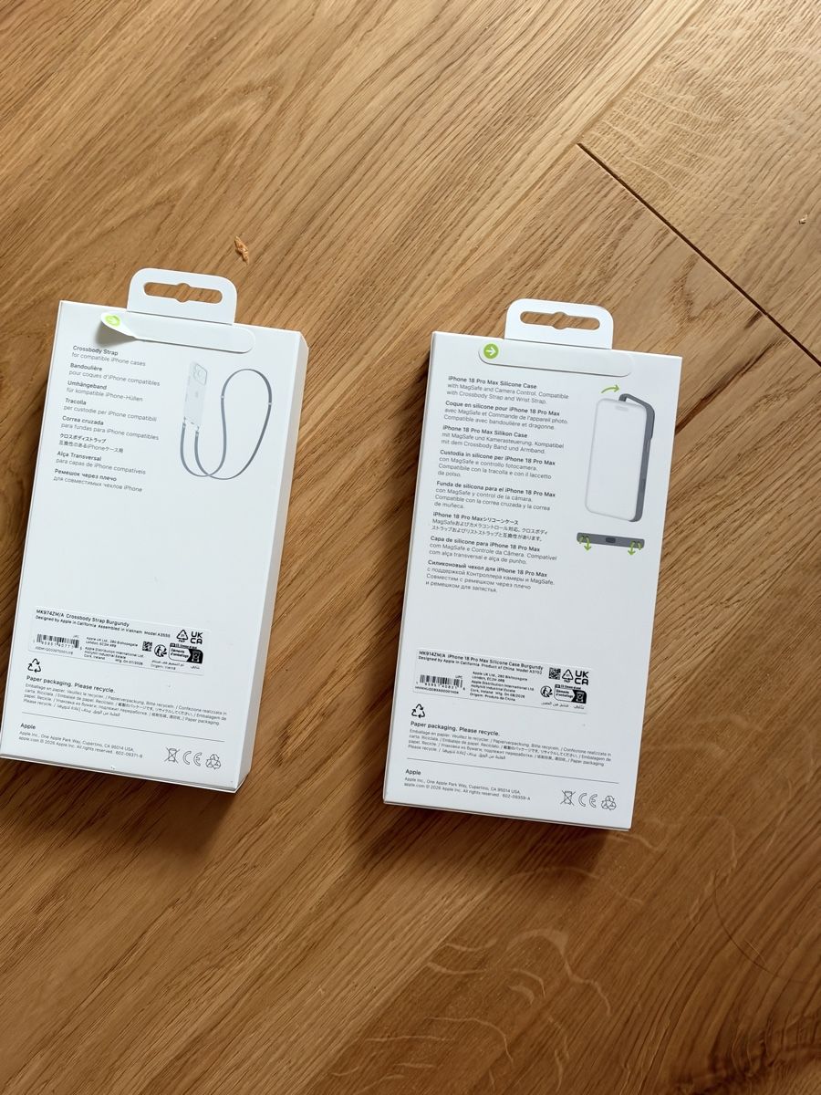Apple Cover & Protezioni schermo: Apple iPhone 18Pro Max Case und Strap Burgunder neu – Nuovo (secondo la descrizione) da Busswil BE venduto da FLURIBOY1 1