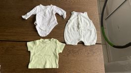 Babykleider Set Gr. 56, Sommerlich & Süss Baby Weiss Grün