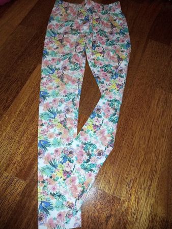 Blumenleggings für Mädchen, Grösse 122, Top Zustand!