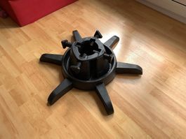 Weihnachts-Baumständer aus stabilem Nylon, Schwarz