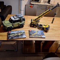 LEGO Technic 42110 Land Rover Defender und 42108 Kran