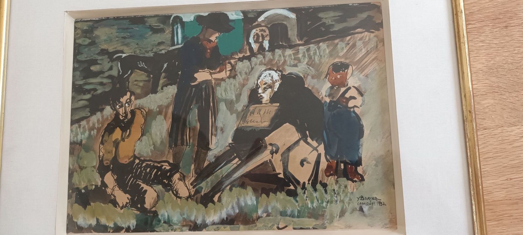 Dipinti: Yves Brayer originale Cadaques 1932 – Usato da Cologny venduto da ven_mb57
