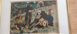 Yves Brayer originale Cadaques 1932