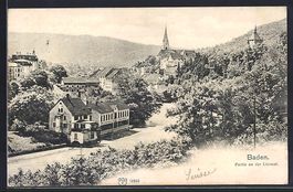 AK Baden, Partie an der Limmat