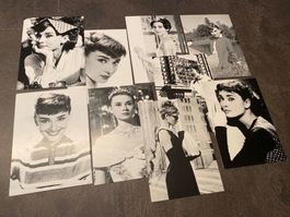 Photos/images/Postcard, Audrey Hepburn (9PCS)- set 14x10cm