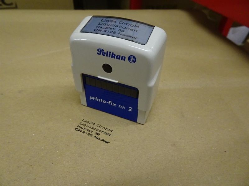 Timbri: Neuer Pelikan Stempelautomat – Nuovo e nell'imballaggio originale da Necker venduto da liq24 1