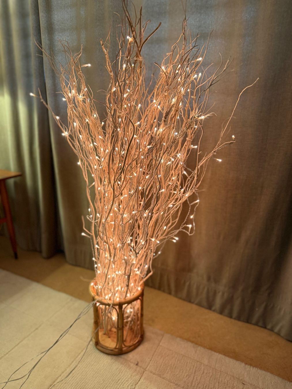 Toutes les décorations: 4 Lichter- Dekosträuche weiss – D'occasion à Rorbas par tun_m7fz 4