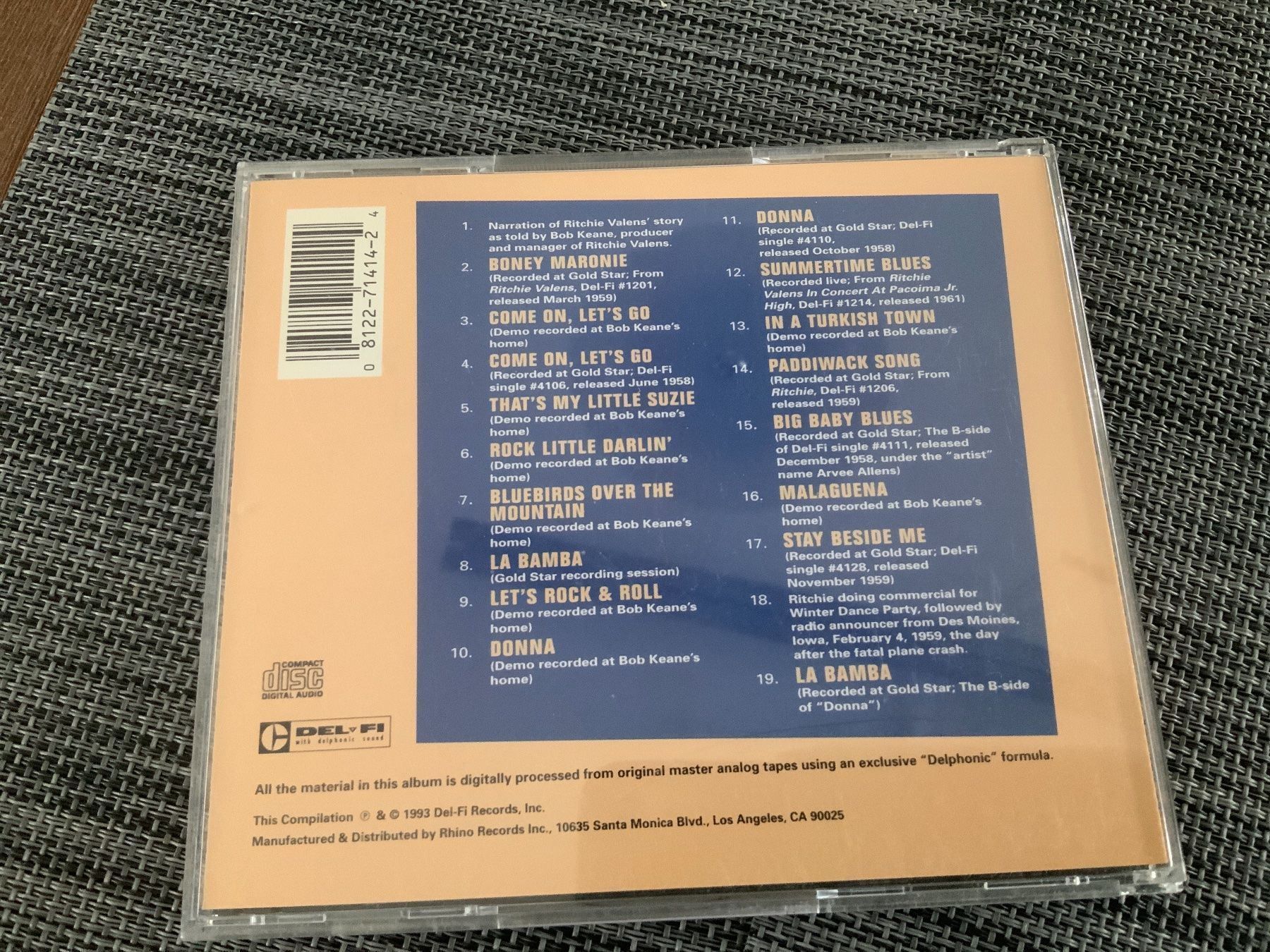 CD: The Ritchie Valens Story, CD – Usato da Uster venduto da Macita56 1