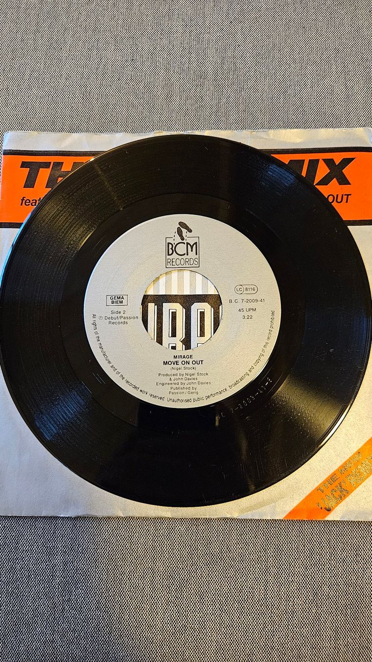 Dischi in vinile: Mirage: Jack Mix II 7" Vinyl – Usato da Männedorf venduto da egl_nfg9 3