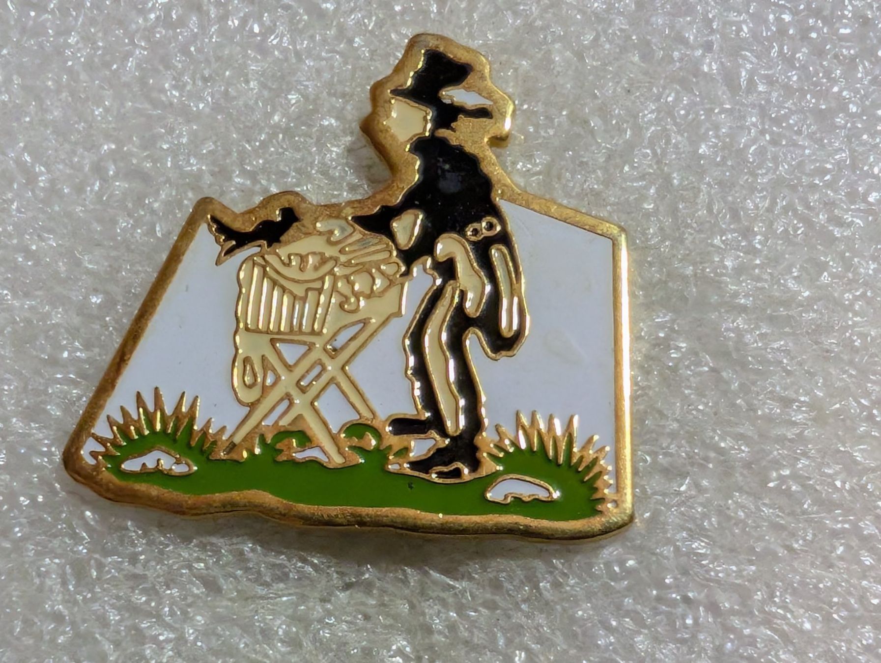 Placchette & Badge: Ansteckpin 198: Happy Year – Usato da Oppligen venduto da Pin-Fall-Shop