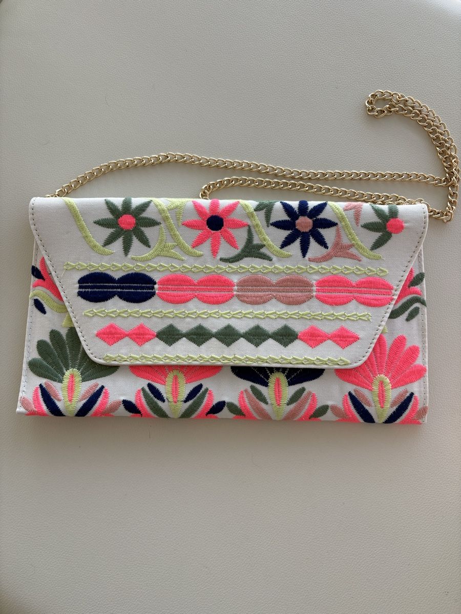 Borse & Zaini: clutch bag machine embroidery, textiles – Nuovo e nell'imballaggio originale da Lausanne venduto da oyu_hgg5
