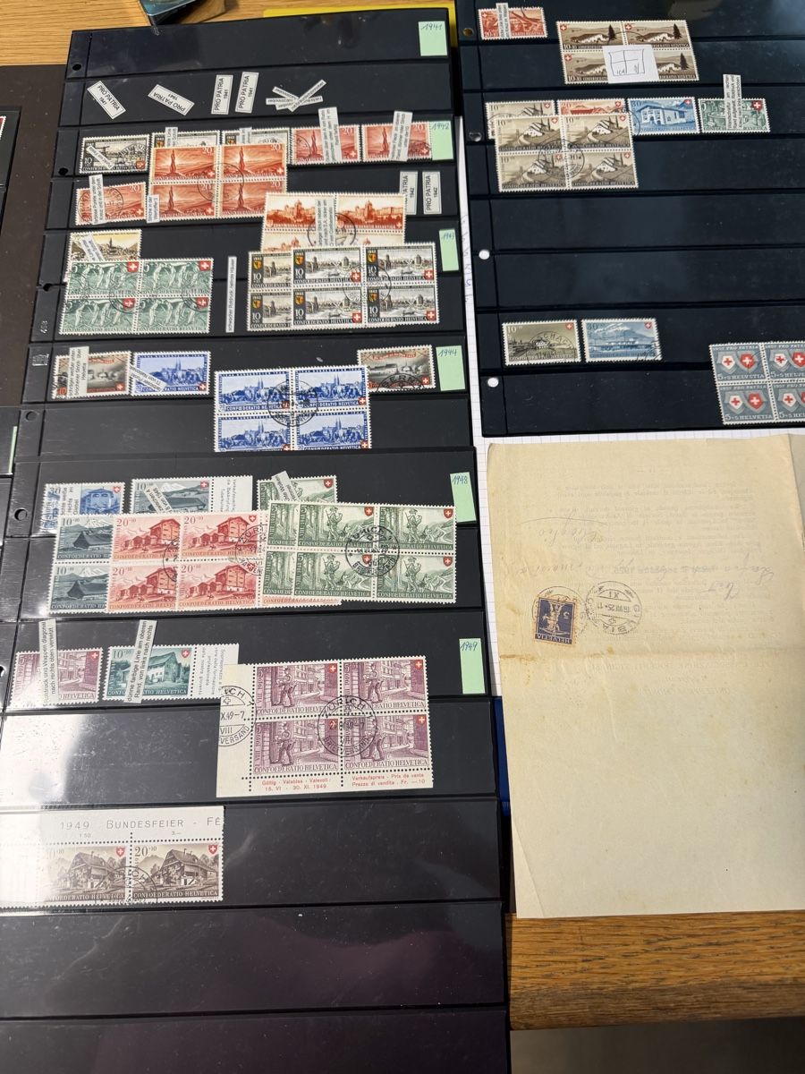 Alle Briefmarken: Kleines Pösteli Schweizer Briefmarken  – Gebraucht aus Murgenthal von Tina_4055 2