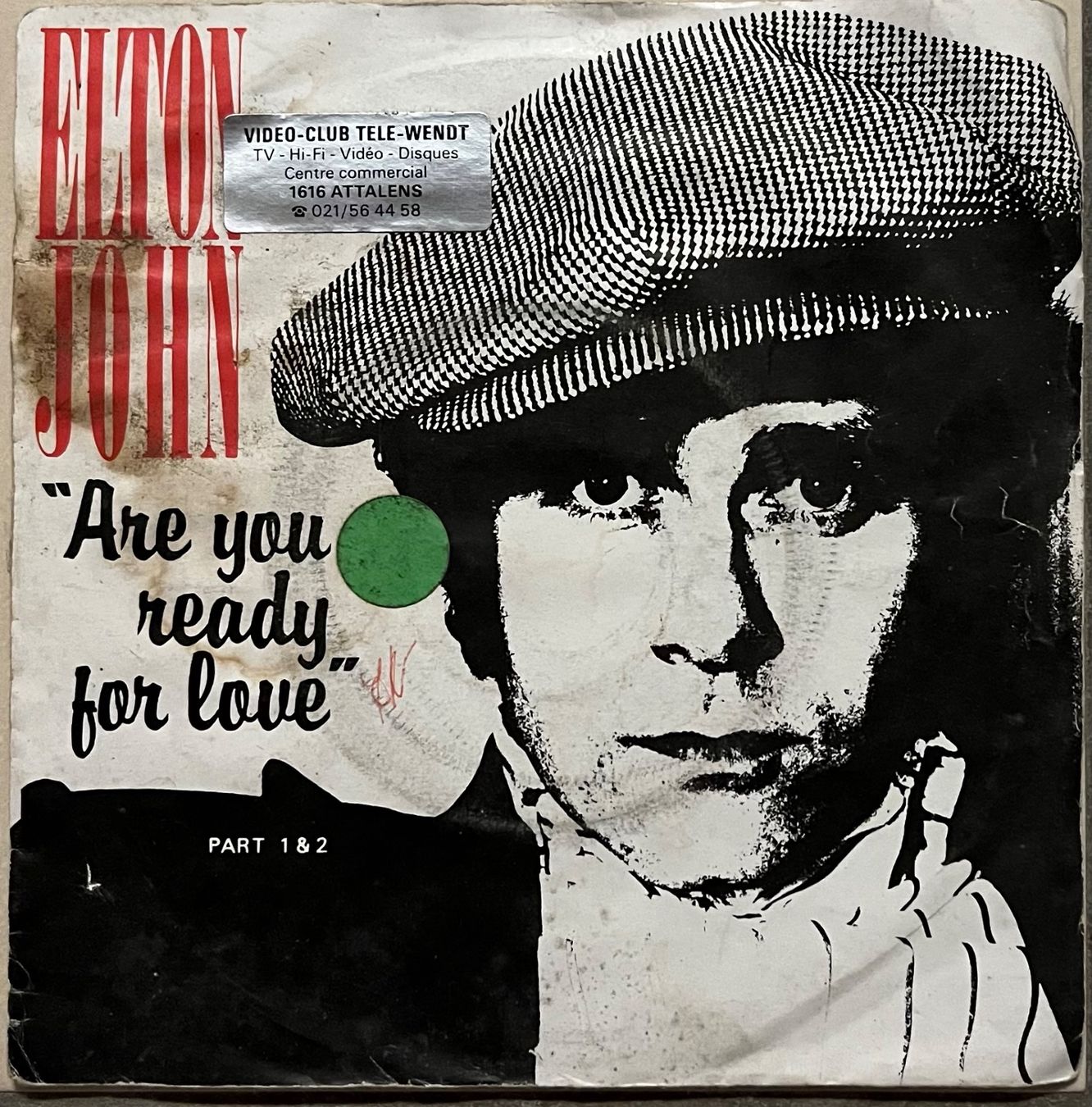 Vinyles: ELTON JOHN - ARE YOU READY FOR LOVE – D'occasion à Bussigny par vinyl-pas-cher