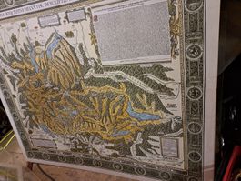 Grosse Landkarte Schweiz Aegidius Tschudi 1560