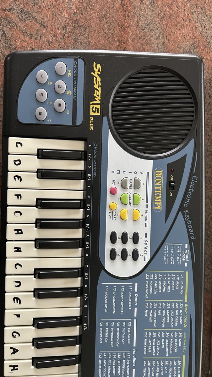 Bontempi Strumenti musicali: Bontempi System 5 Plus Keyboard, 49 Tasten – Usato da Niederurnen venduto da Chr_ccd7 2