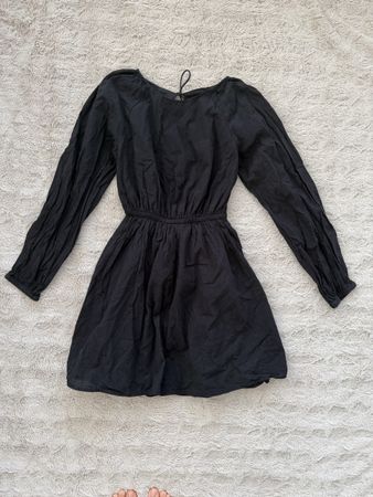 H&M Divided Dress Black Long Sleeves Size XS Used