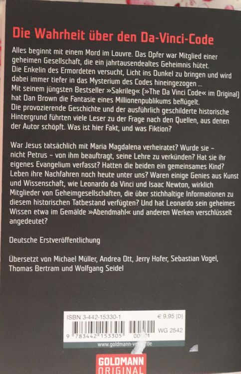 Die Wahrheit über Den Da-Vinci-Code Von Dan Burstein | Kaufen Auf Ricardo