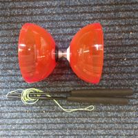 Diabolo Gross mit Kugellager + Profihandstäben Fiberglas