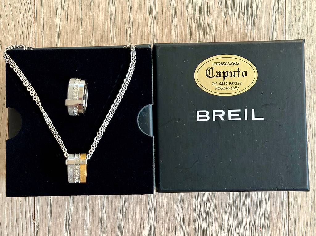 Breil Altri gioielli: Ensemble BREIL bague & collier (lire descriptif) – Usato da Neyruz FR venduto da Patricia.G.