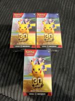 3x Pokemon 30th Anniversary Boosterbundle in DE