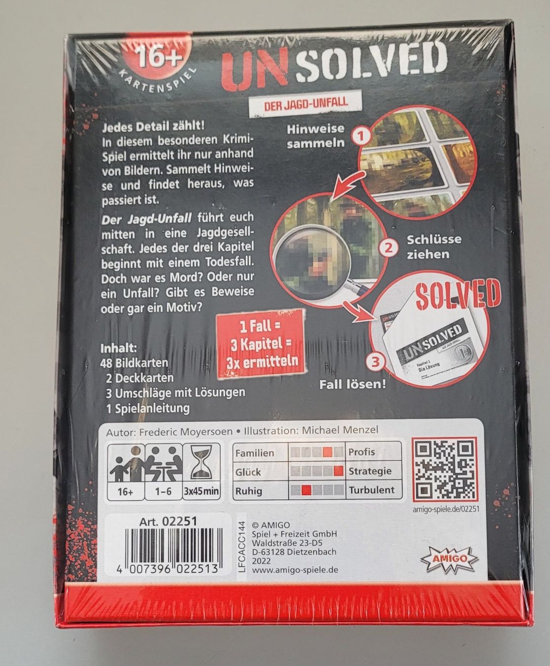 Amigo Jeux: Unsolved Der Jagd-Unfall Spiel Amigo – Neuf avec emballage d'origine à Oberuzwil par aseinkaufswelt 1