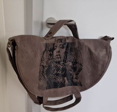 Handtasche von P.S.Fashion Doppelte Tasche Top DESIGN