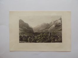 Altdorf Stahlstich leicht koloriert um 1840