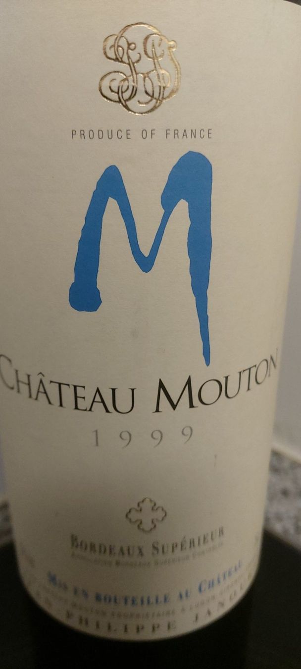 Vino: Château Mouton 1999 – Nuovo (secondo la descrizione) da Grenchen venduto da poggione 3