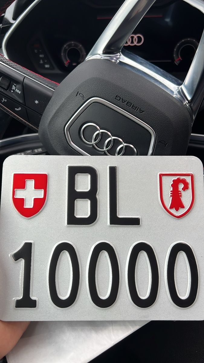 Insegne: Motorradkontrollschild BL 10000 – Usato da Hägendorf venduto da Gianni19