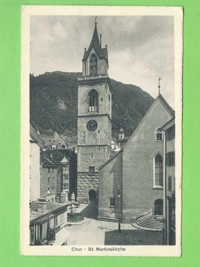 Cartoline postali: Chur St. Martinskirche – Usato da Zürich venduto da t24_de