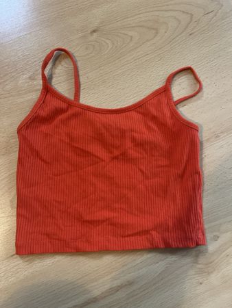 Sommerliches Top in Orange, Grösse S - Neuwertig!