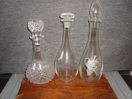 Glas Garaffen/Kerzenständer