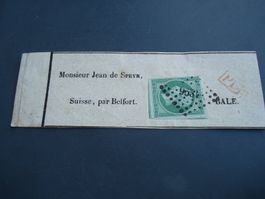 Frankreich uraltes Streifband, Marke Empire Francaise, o,