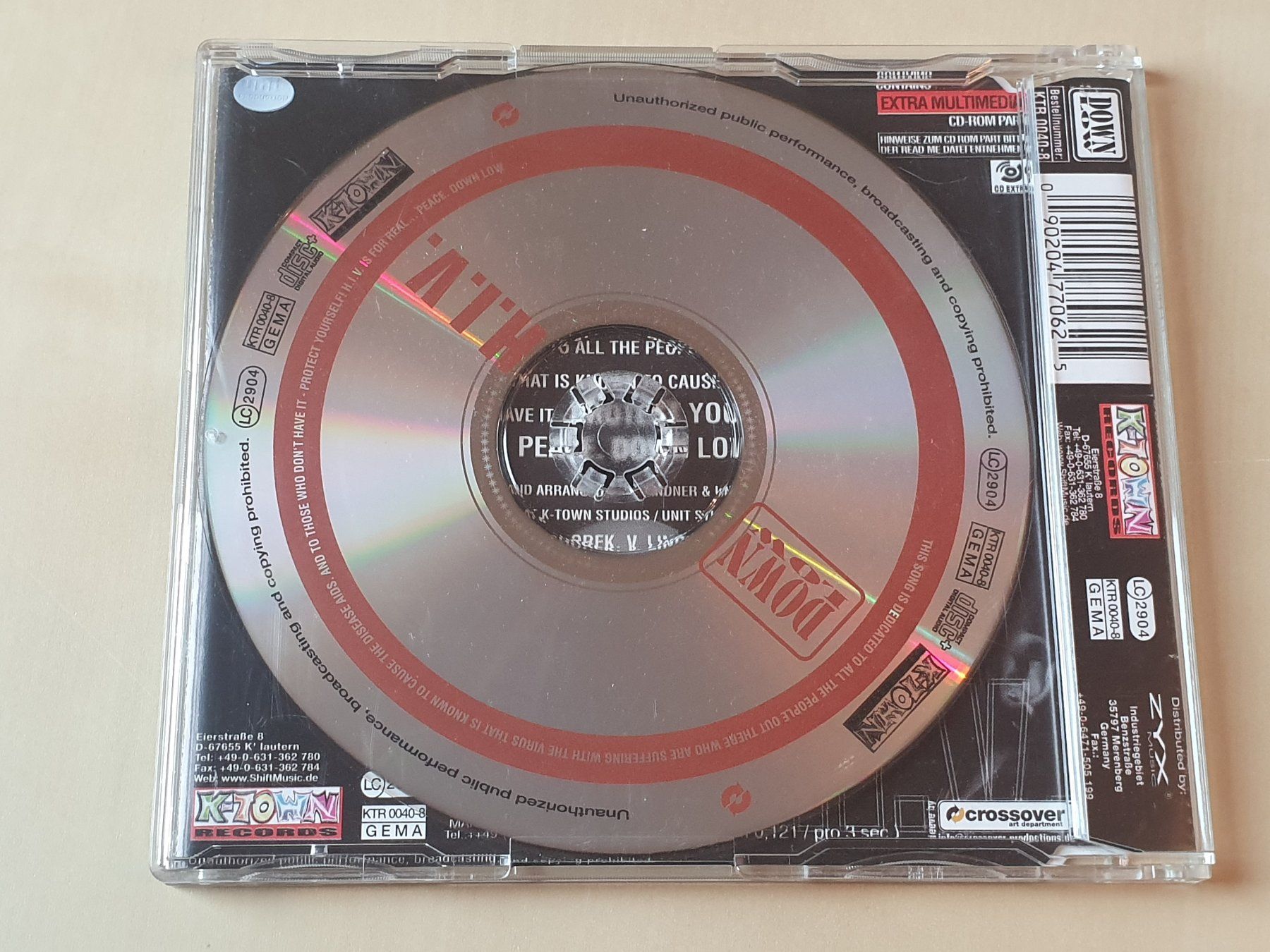CD: Down Low H.I.V. – Usato da Stansstad venduto da collectorsshop 1