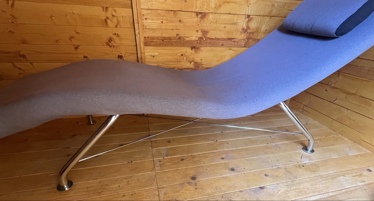 Sedie a sdraio: Gemütliche Liege, Grau für Garten oder Wohnzimmer – Usato da Littenheid venduto da ben_x258 2