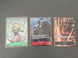 3 Japanische FullArt One piece