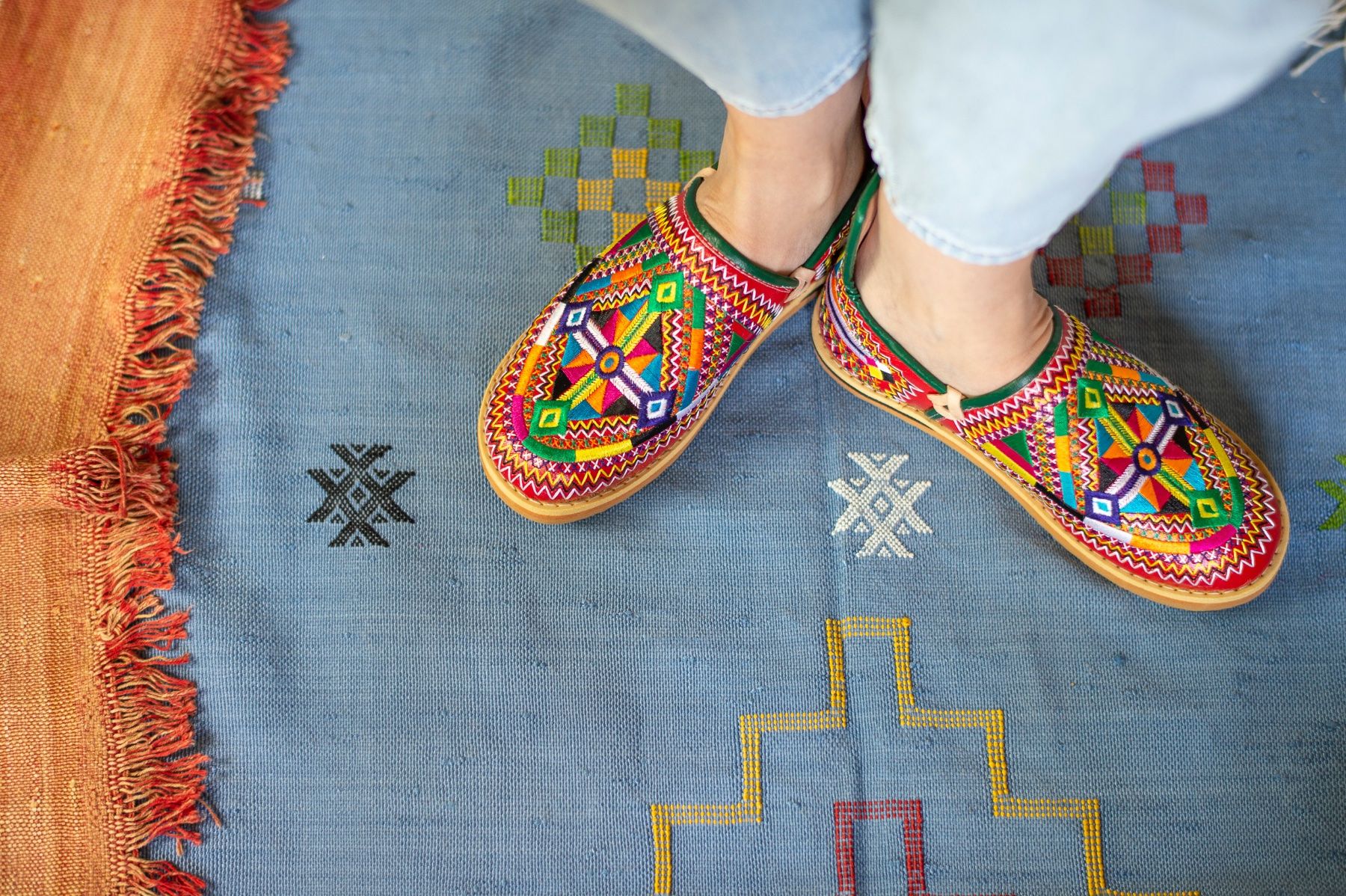 Herrenschuhe: Babouches rot Grösse 45 - neu! – Neu und originalverpackt aus Hochdorf von jayayoga 2